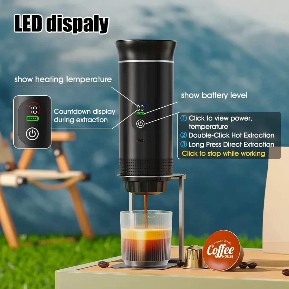Taşınabilir Espresso Kahve Makinesi 3-in-1