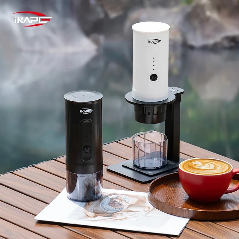 Taşınabilir Manuel Kahve Makinesi Kapsül & Ground Coffee