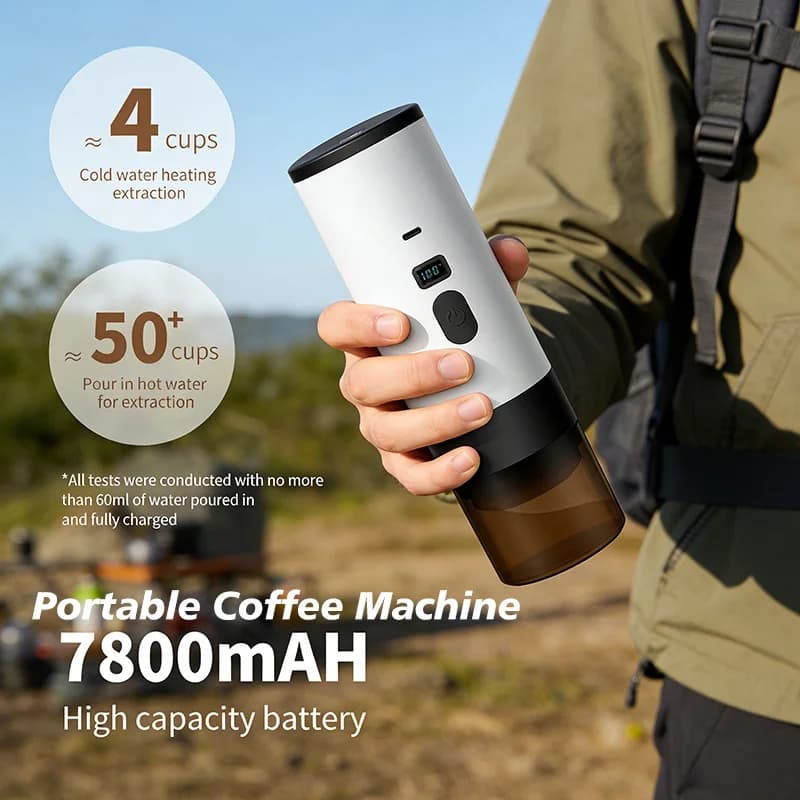 Taşınabilir Elektrikli Kahve Makinesi 7800mAh